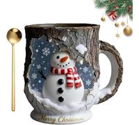 YOSEDVCB Christmas Themed Mugs Collection, Christmas Drinkware Gift Set,For Hot Cocoa Tea,Perfect For Party, Office Gift Exchange & Family Gatherings(D-1PC)
