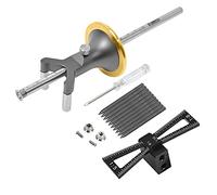 YOSELIN Dovetail Jig Marking Gauge Set - Includes 1 Bearing Wheel Cutter for Soft Wood, 1 Locked Wheel Cutter for Hard Wood, 1 Metal Marking Pen, 1 Woodworking Pencil