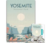Yosemite 1000 Piece Jigsaw Puzzles for Teenagers Gifts,Decompressing Intellectual Educational Toy Secret Santa Gifts 75x50cm