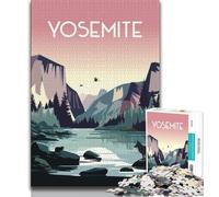 Yosemite 1000 Piece Jigsaw Puzzles for Teenagers Gifts,for Educational Game Challenge Toy Unique Home Decor And Gifts 38x26cm