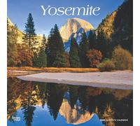 Yosemite 2025 12 x 24 Inch Monthly Square Wall Calendar Plastic-Free BrownTrout USA United States of America National Park West Scenic Nature