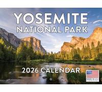 Yosemite Calendar 2026 National Park Monthly Wall Calender 12 Month | American Made In The USA