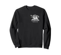 Yosemite California National Parks Map Front & Back Souvenir Sweatshirt