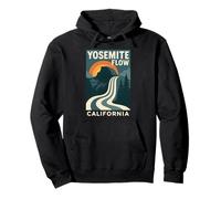 Yosemite Flow Waterfall Shirt Retro Dome Nature Pullover Hoodie