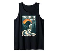 Yosemite Flow Waterfall Shirt Retro Dome Nature Tank Top