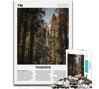 Yosemite Jigsaw Puzzles for Teenagers 1000 Piece Puzzle,Challenging Game Gifts for Is Ideal As A Gift for The Whole Family 38x26cm