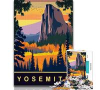 Yosemite JigsawPuzzle 1000 Pieces for Adults,Challenging To Complete But Fun And Humorous Unique Home Decor And Gifts 38x26cm
