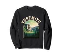 Yosemite Landscape With Trees And Valley Sweatshirt