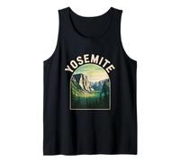 Yosemite Landscape with Trees and Valley Tank Top