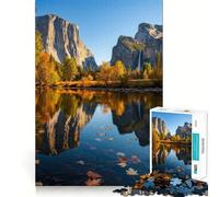 Yosemite National Park 1000 Piece Jigsaws for Adults Think Training Play Tight Lock No Loose Pieces Unique Gift for Stress Relief (38x26cm)