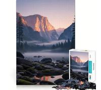 Yosemite National Park Adults 1000 Piece Jigsaw Puzzle Focus Memory Game Zero Gap Compact Fun for Family Game Time (50x75cm)