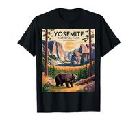 Yosemite National Park California Bear Vintage T-Shirt