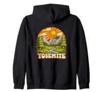 Yosemite National Park California Hiking Camping Outdoor Zip Hoodie