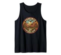 Yosemite National Park California Hiking Retro Camping Hiker Tank Top