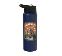 Yosemite National Park California State Mountain Camping Stainless Steel Insulated Water Bottle