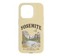 Yosemite National Park California USA Vintage Case for iPhone 15 Pro