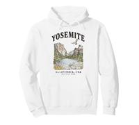 Yosemite National Park California USA Vintage Pullover Hoodie