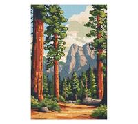 Yosemite National Park Colourful Jigsaw Puzzle for Adults, 1000 PCS