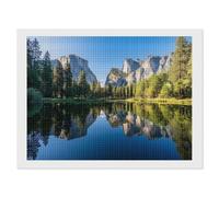 Yosemite National Park Diamond Art Painting Kit Horizontal Version Full Drill Paint Square Crystal Points for Adult Beginners