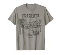 Yosemite National Park for Hikers Campers and Nature Lovers T-Shirt