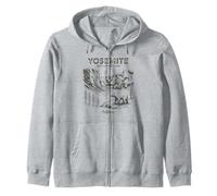 YOSEMITE National Park for Hikers Campers and Nature Lovers Zip Hoodie