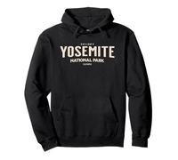 Yosemite National Park GPS Coordinates California Pullover Hoodie