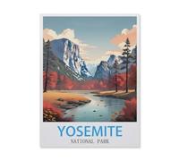 Yosemite National Park,Jigsaw Puzzles for Adults 1000 Piece, Classic Puzzle Teens Boys Girls Puzzles Sturdy Tight Fitting Pieces,Letters On Back for Ideal Challenging And Gift(38x26cm)-F55