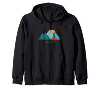 Yosemite National Park Nature Vacation Souvenir Design Zip Hoodie