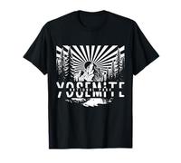 Yosemite National Park Outdoors Retro State of California T-Shirt