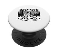 Yosemite National Park Outdoors Vintage State Of California PopSockets Adhesive PopGrip