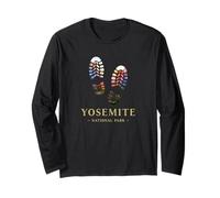 Yosemite National Park USA Hiking Boot Camping Souvenir Long Sleeve T-Shirt