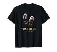 Yosemite National Park USA Hiking Boot Camping Souvenir T-Shirt