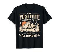 Yosemite National Park Value Graphic T-Shirt, Men, Black, S