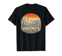 Yosemite National Park Value Graphic T-Shirt, Men, Black, XL