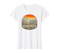 Yosemite National Park Value Graphic T-Shirt, Women, White, L