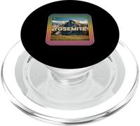 Yosemite National Park Vintage Design - Retro Mountain Natur PopSockets PopGrip for MagSafe