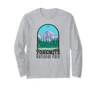 Yosemite National Park Vintage Half Dome California Long Sleeve T-Shirt