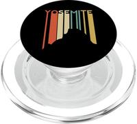Yosemite National Park Vintage Retro Half Dome Camp Capitan PopSockets PopGrip for MagSafe