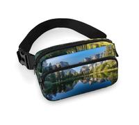 Yosemite National Park Waist Packs for Women Men Crossbody Bags Chest Bag with Adjustable Strap for Travel Running
