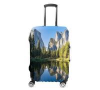 Yosemite National Park Washable Suitcase Cover Protective Luggage Case Covers Elastic Baggage Protector L