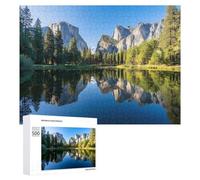 Yosemite National Park Wooden Jigsaw Puzzle for Adults Creative Fun Puzzles Gift for Friend Family 500 PCS