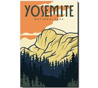 Yosemite Poster Fridge Magnet California Travel Souvenir National Park