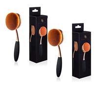 Yoseng Oval Foundation Brush Large Toothbrush makeup brushes Fast Flawless Application Liquid Cream Powder Foundation（Pack of 2）