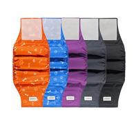 YOSEPATI 5 Pack Washable Male Dog Nappies Belly Bands for Male Dogs(M)