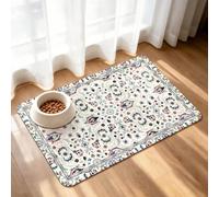 YOSEPATI Dog Feeding Mat Super Absorbent For Food and Water Bowl 40x60cm