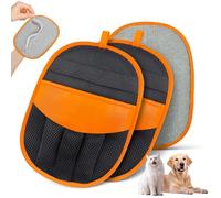 YOSEPATI Magic Brush Ectrostatic Pet Hair Removal Glove,2 Pack Pure Path Pet Fur Remover for Cat&Dog,The Magic Brush Pet Grooming Needs, Yomi Pet Hair Gloves for Laundry, Furniture, Clothes, Car Seats