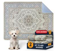 YOSEPATI Washable Pee Pads for Dogs 2 Pack, Puppy Pads with Pheromones, 2026 Upgraded PuppyPad 122x92cm Super Absorbent Waterproof Pet Training Pads, Non-Slip Potty Pads for Crate,Floor,Sofa
