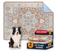 YOSEPATI Washable Pee Pads for Dogs 2 Pack, Puppy Pads with Pheromones, 2026 Upgraded PuppyPad 60x45cm Super Absorbent Waterproof Pet Training Pads, Non-Slip Potty Pads for Crate,Floor,Sofa