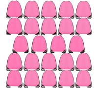 YOSERA 24 Pcs Drawstring Bag,Drawstring Backpack Bags for Gym School Travel Picnic Storage Kids Adults,Pe Sport String Backpack Gift Bags for Girls Boys