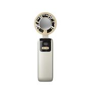 YOSERHFI Mini Fan Portable Handheld - USB Rechargeable, 3 Speeds, 3H Max Cooling, Ultra Quiet, Lightweight Pocket Fan for Travel, Office, Home (Beige)